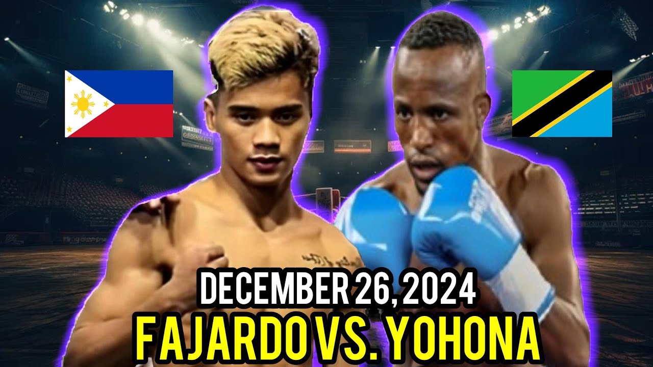FAJARDO VS YOHANA DEC 25 2024 | BATA NI ARUM BAGSAK SA PINOY NA MALAKAS PA KAY CASIMERO backdrop