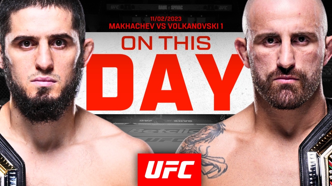 Islam Makhachev vs Alexander Volkanovski 1 I FULL FIGHT I On This Day
