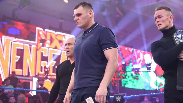 Solo Sikoa objects to claims from Gunther and Imperium: WWE NXT, Feb. 15, 2022 background