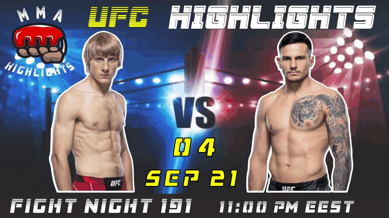Paddy Pimblett Vs Luigi Vendramini | MMA Highlights | 04.09.21 background