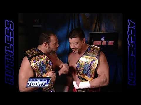 Los Guerreros vs. John Cena & B-2 - Tag Team Championship | SmackDown! (2003) background