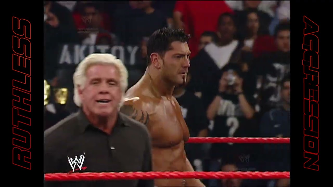 Batista vs. Tommy Dreamer | WWE RAW (2003) background