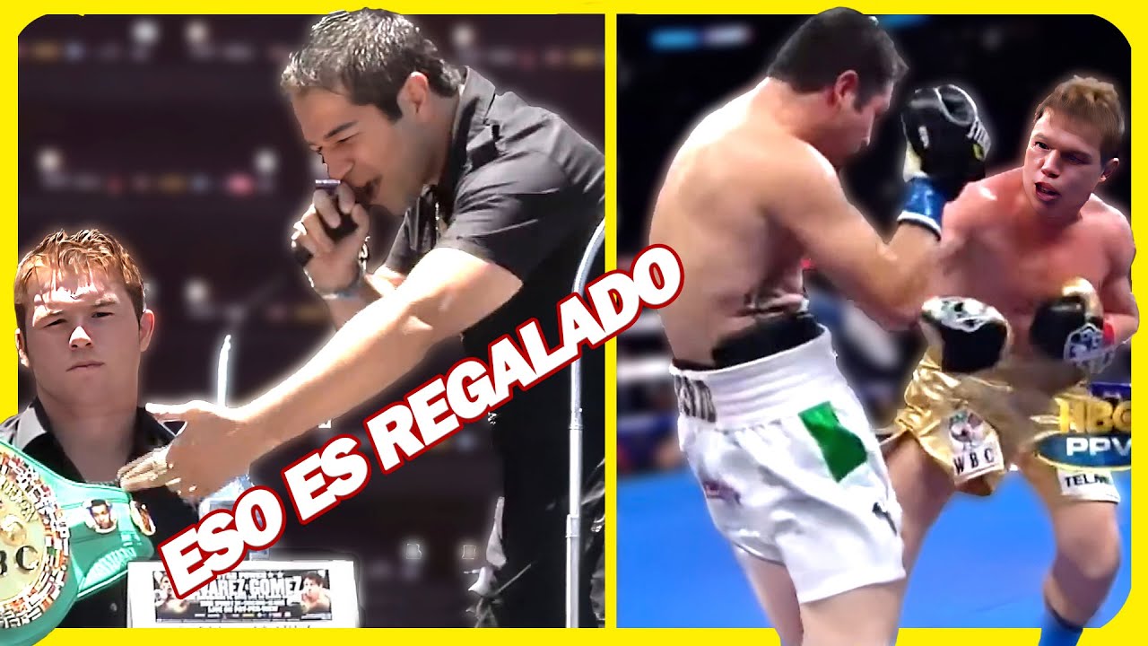 NUNCA LE HAGAS una "TIRADERA" al Canelo Alvarez background