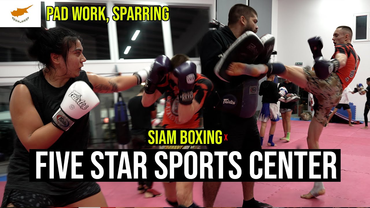 Siam Boxing x Five Star Sports Center - Cyprus - Sparring, Pad Work background