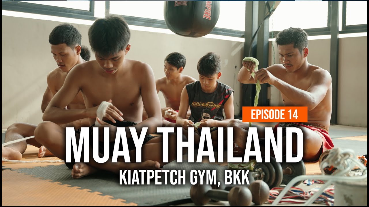 Muay Thailand EP14 - Kiatpetch Gym Bangkok background