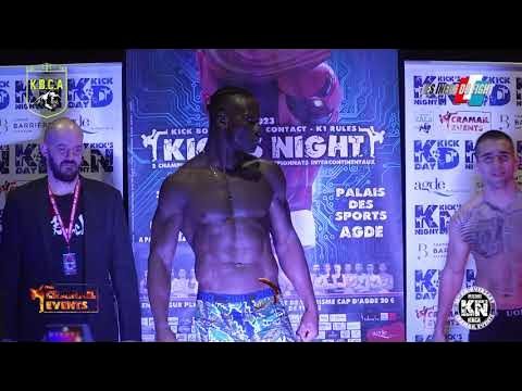 KICK'S NIGHT 2023 : La Pesée au Casino Barrière du Cap d'Agde. background