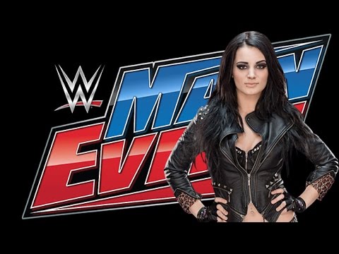 Paige & Emma vs Summer Rae & Cameron WWE Main Event, April 4, 2015 background
