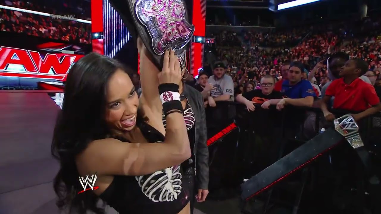 WWE RAW Naomi vs Aj Lee 3/24/14