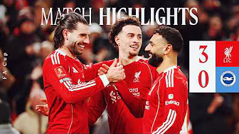 Highlights: Liverpool 3-0 Brighton | Salah, Szoboszlai & Jones in FA Cup win