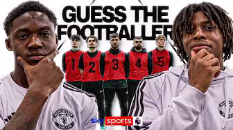 GUESS THE FOOTBALLER with Man Utd's Kobbie Mainoo & Patrick Dorgu | Pick The Pro