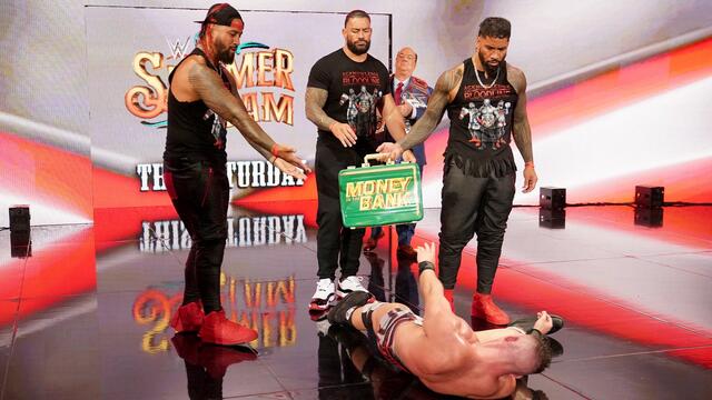The Bloodline sends a painful message to Theory en route to SummerSlam