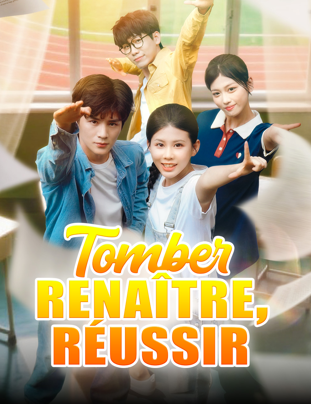 Tomber, renaître, réussir poster