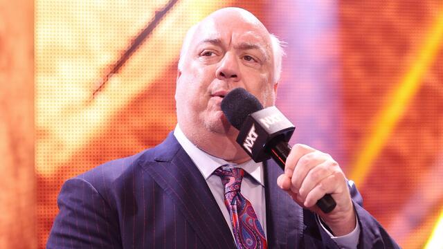 Paul Heyman introduces Bron Breakker on behalf of Roman Reigns: NXT highlights, Oct. 10, 2023 background