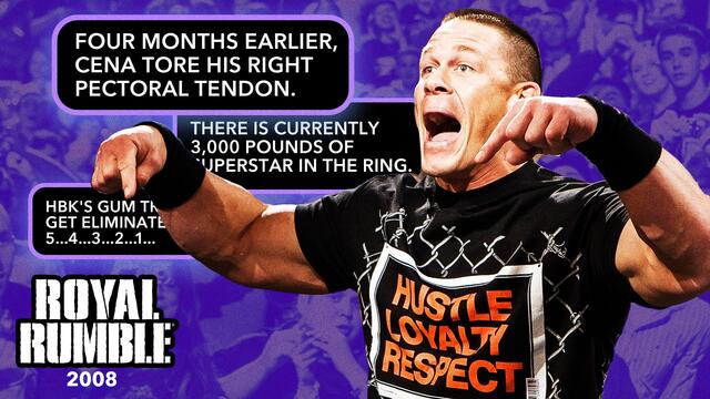 FULL MATCH FACTS: 2008 Royal Rumble Match: Royal Rumble 2008 backdrop