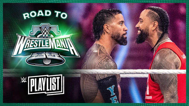 Jey Uso vs. Jimmy Uso – Road to WrestleMania XL: WWE Playlist background