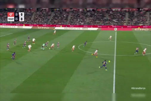 [Highlights] A bit hasty! Yamal's one-on-one chip attempt saved by the goalkeeper