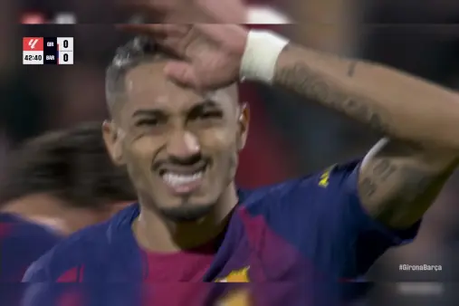 [Highlights] Luck isn't on this side! Raphinha's left-footed low shot hits the post