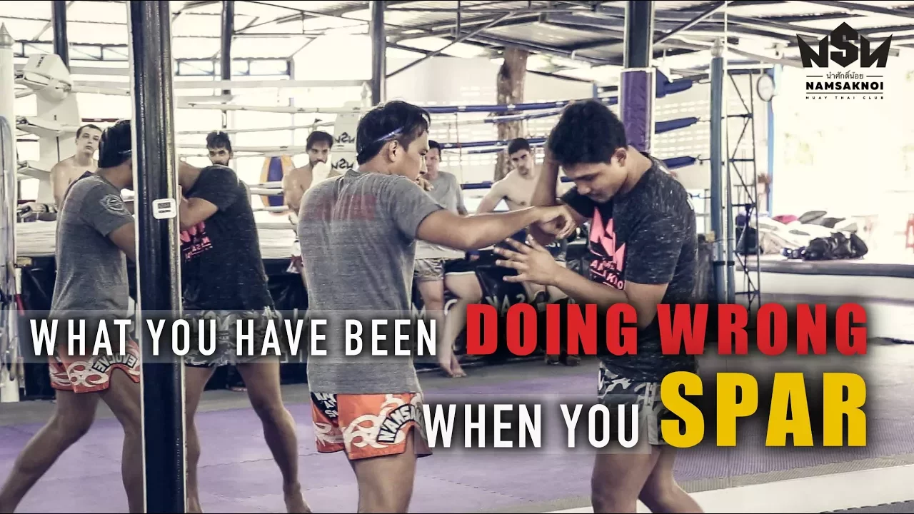 What you have been doing wrong when you spar | Namsaknoi Muay Thai backdrop
