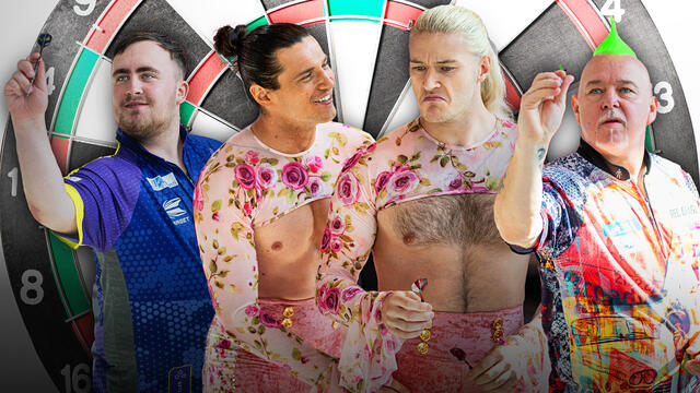 Luke Littler & Peter Wright BATTLE WWE Superstars in darts challenge
