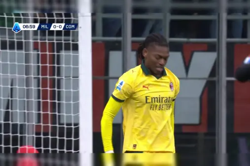 [Highlights] Pavlovic's cross creates danger, Leao controls the ball in the box and falls