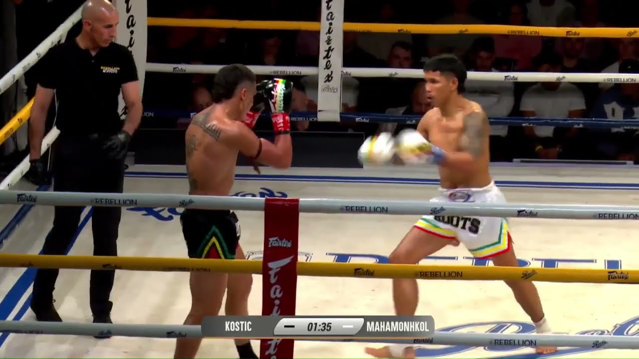 James Kostic Vs Mahmongkol - HIGHLIGHTS background