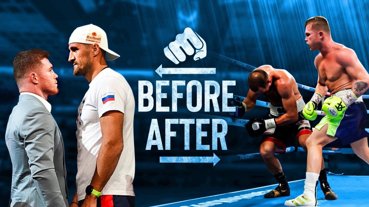 BEFORE and AFTER Fighting CANELO ALVAREZ background