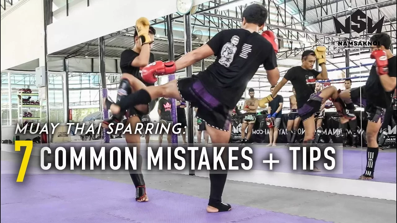 Muay Thai Sparring : Common Mistakes + Tips | Namsaknoi Muay Thai background