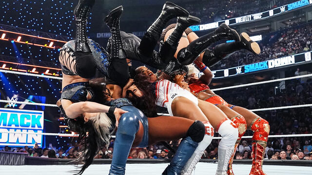 Belair, Cargill & Naomi take down Unholy Union & Davenport: SmackDown highlights, Aug. 23, 2024
