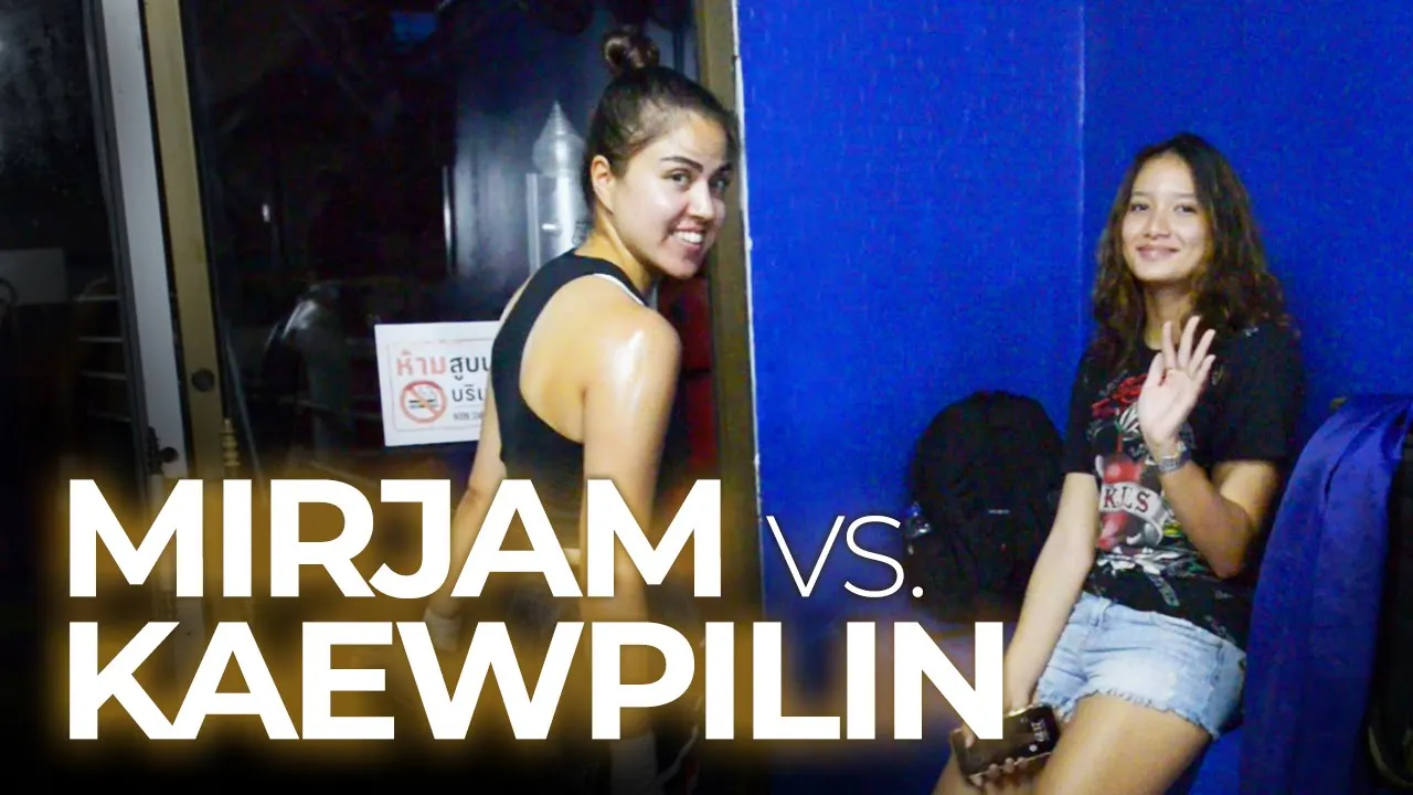 Mirjam Punch It Gym vs. Keawpilin Sor Detparkan | Samui International Muay Thai Sadium background