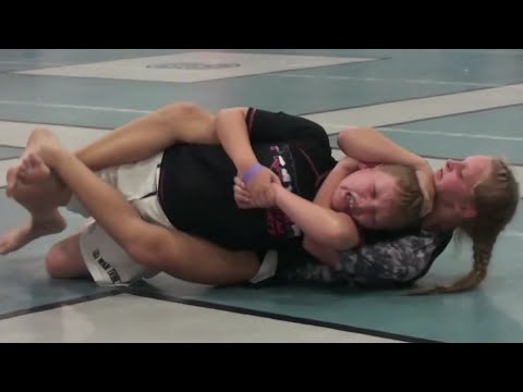 girl vs boy bjj 2023 - natilee wells submission by rear naked choke