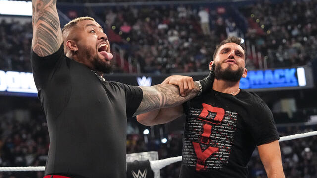 The Bloodline thwart #DIY’s attempt to help The Street Profits: SmackDown highlights, Aug. 23, 2024 background