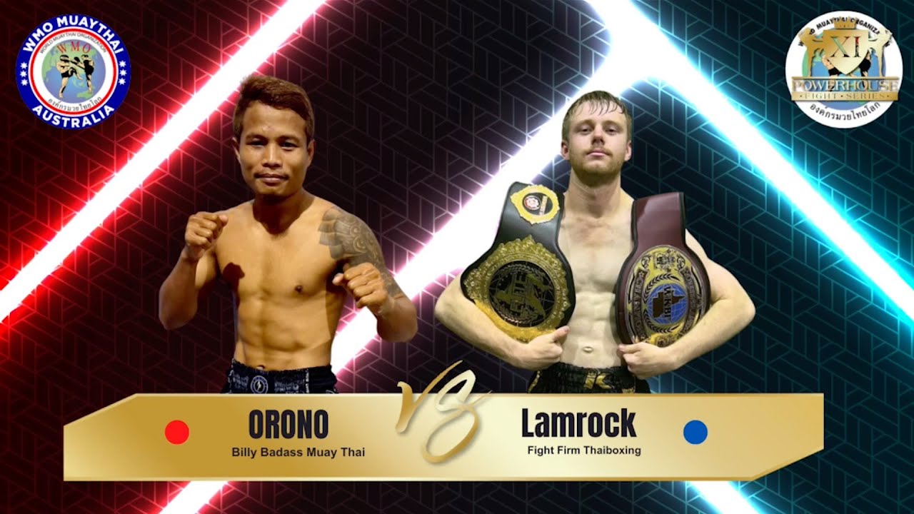 Orono Pumlumnow Vs Michael Lamrock - Powerhouse Fight Series background