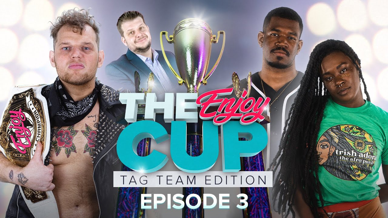 Enjoy Wrestling: Enjoy Cup S6/Ep3 MV Young vs Lee Moriarty vs Trish Adora for the Enjoy Championship