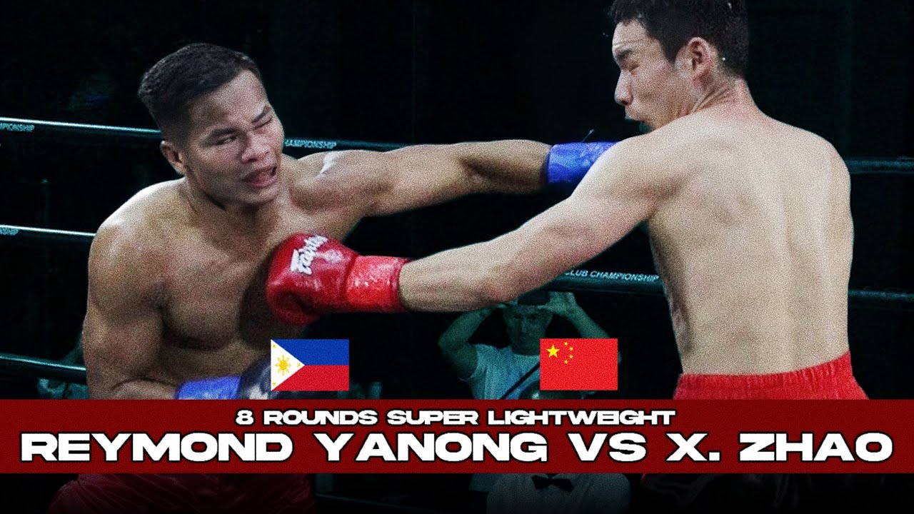 🇵🇭Reymond Yanong vs 🇨🇳Xinqiang Zhao - 8 Rounds Super Lightweight Bout