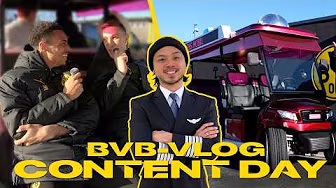 Round trip with Bellingham, Schlotterbeck & Co. in a crazy go-kart | BVB Vlog