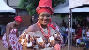 SEE WHAT CHIZZY ALICHI DID ON HER TRADITIONAL WEDDING CEREMONY