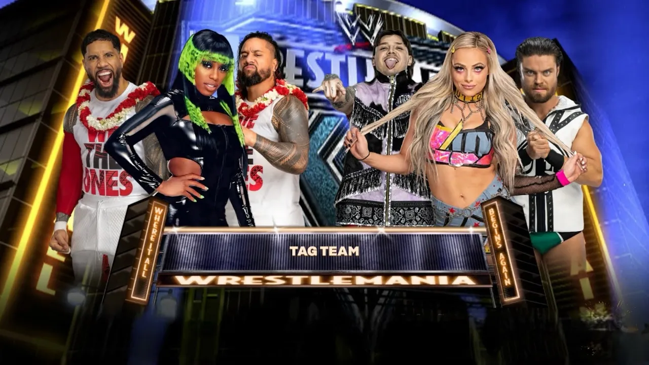 The Judgement day vs Naomi & Jimmy Uso & Jey Uso | WWE2K25#wwe #wwe2k24