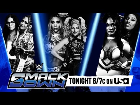 WWE 2K25 Alexa Bliss y Charlotte flair VS lash legend y nia jax VS kiana james y Giulia 