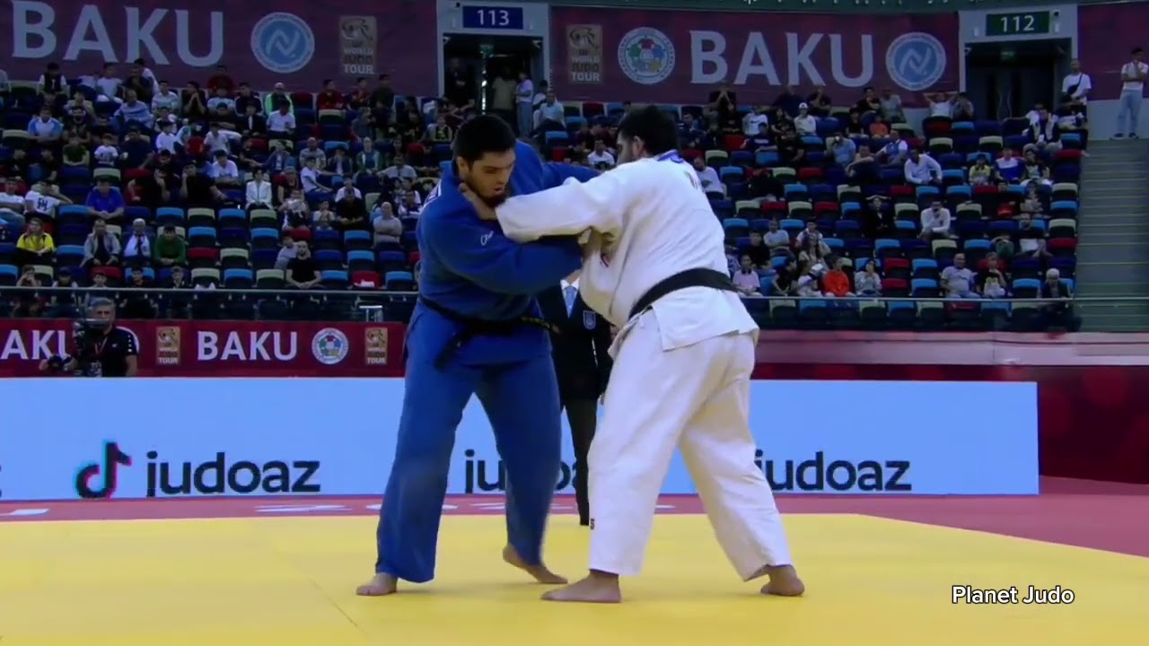 Gela ZAALISHVILI 🇬🇪 🆚️ Dzhamal GAMZATKHANOV 🇦🇿 | четвертьфинал /+100кг | Большой Шлем Баку 2023