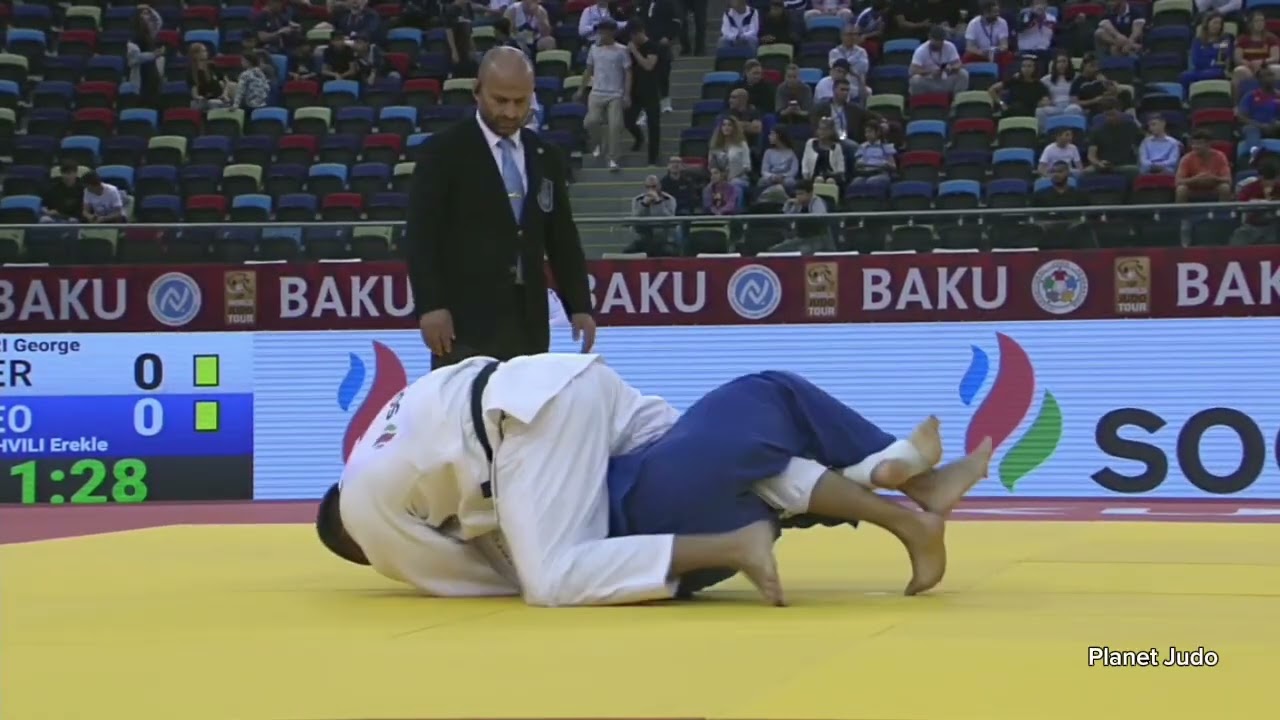 George UDSILAURI 🇩🇪 🆚️ Erekle BAZIERISHVILI 🇬🇪 | 3 раунд /-100кг | Большой Шлем Баку 2023