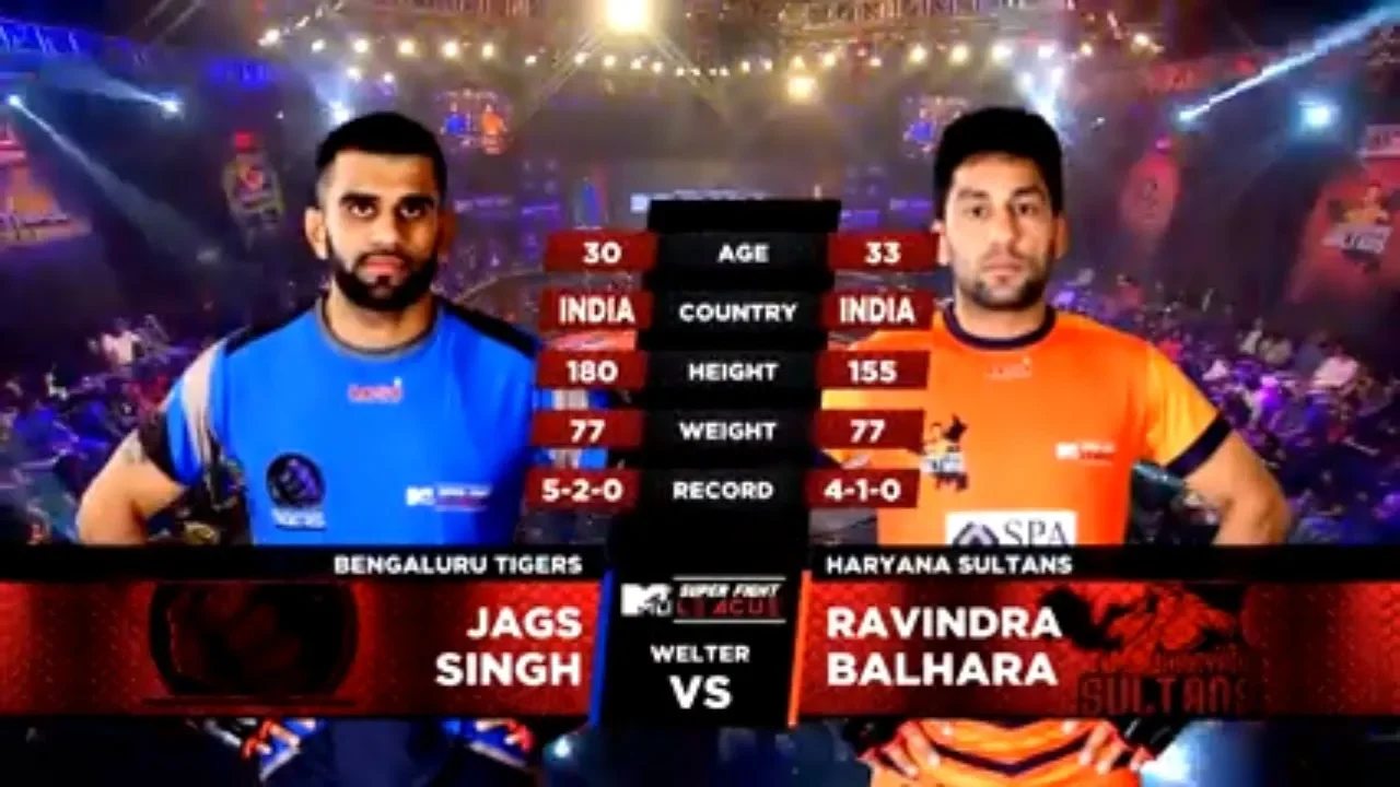 Bengaluru Tigers Vs Haryana Sultans | Jags Singh Vs Ravindra Balhara