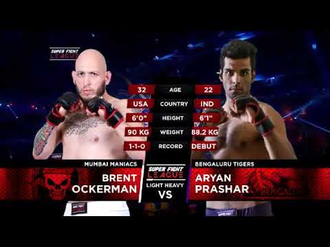 Super Fight League | Brent Ockerman vs Aryan Parashar | SFL