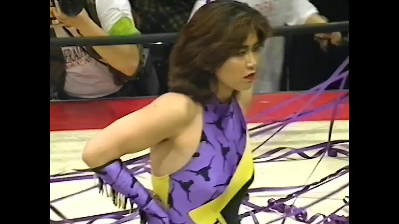 全日本女子プロレス アジャ・コング、レジー・ベネットvs ライオネス飛鳥、バイソン木村 1995年5月7日 後楽園ホール