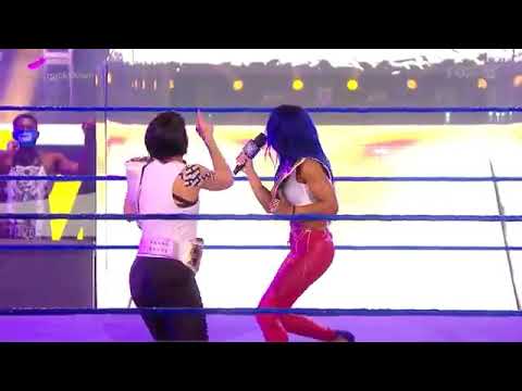 WWE SMACKDOWN: Bayley & Sasha's self-organized tripude gets derailed by Bliss & Cross... background