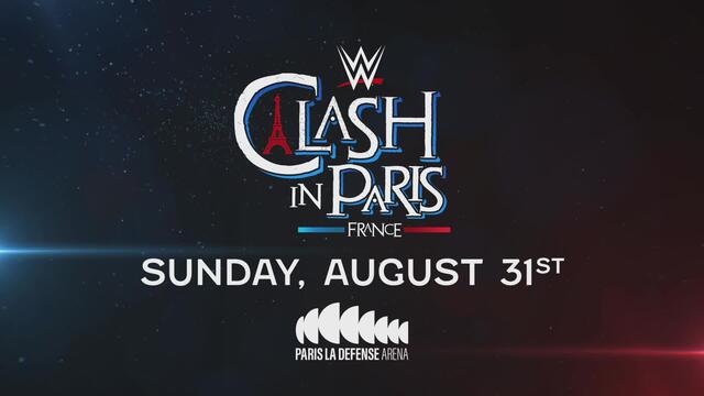 WWE Clash in Paris happens live Sunday, August 31