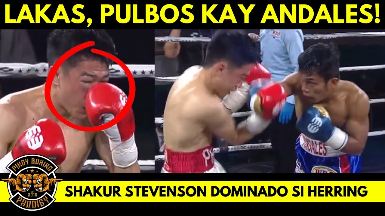 Halos magsara ang mata kay Andales! | Herring bugbog kay Shakur Stevenson backdrop