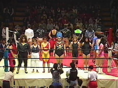 全日本女子プロレス 激春! 後楽園聖戦 part2 全選手入場 1991年4月21日 後楽園ホール