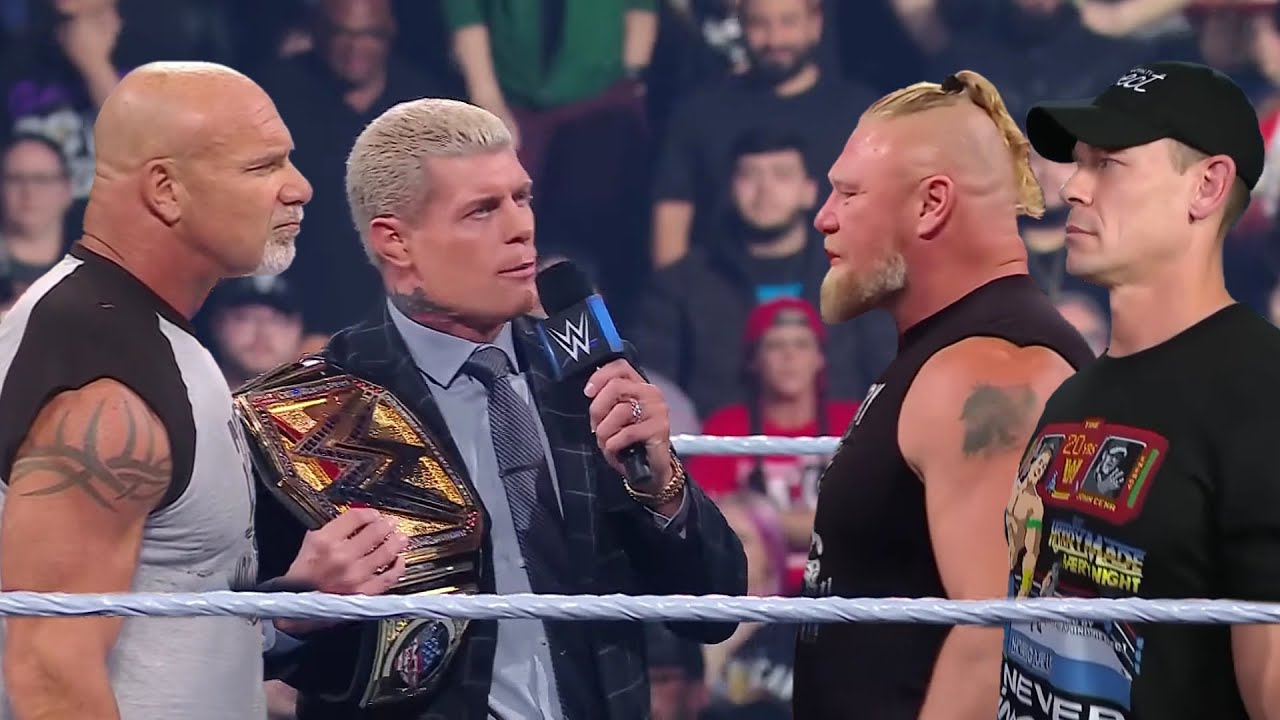 WWE Smackdown 6/21/24 - Goldberg vs Cody Rhodes vs Brock Lesnar vs John Cena, raw highlights, Review background