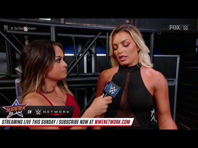 WWE SMACKDOWN: Mandy Rose and Sonya Deville set new stakes for SummerSlam... background