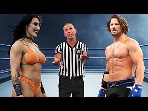 🔥WWE 2K25 - AJ Styles vs Rhea Ripley : WWE2K Feb 2, 2026
